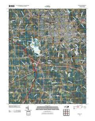Wilson North Carolina Historical topographic map, 1:24000 scale, 7.5 X 7.5 Minute, Year 2010