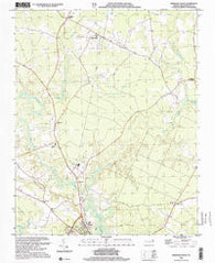 Windsor North North Carolina Historical topographic map, 1:24000 scale, 7.5 X 7.5 Minute, Year 2000