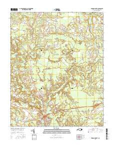 Windsor North North Carolina Current topographic map, 1:24000 scale, 7.5 X 7.5 Minute, Year 2016