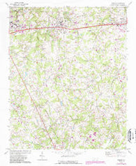 Wingate North Carolina Historical topographic map, 1:24000 scale, 7.5 X 7.5 Minute, Year 1970