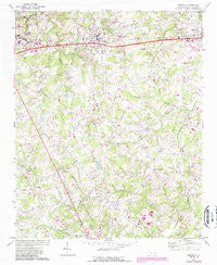 Wingate North Carolina Historical topographic map, 1:24000 scale, 7.5 X 7.5 Minute, Year 1970