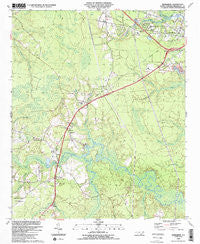 Winnabow North Carolina Historical topographic map, 1:24000 scale, 7.5 X 7.5 Minute, Year 1990