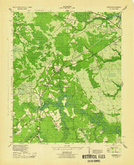 Winnabow North Carolina Historical topographic map, 1:31680 scale, 7.5 X 7.5 Minute, Year 1944