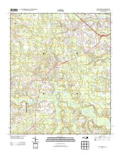 Winnabow North Carolina Historical topographic map, 1:24000 scale, 7.5 X 7.5 Minute, Year 2013