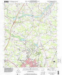 Winstead Crossroads North Carolina Historical topographic map, 1:24000 scale, 7.5 X 7.5 Minute, Year 1998