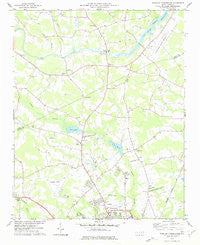 Winstead Crossroads North Carolina Historical topographic map, 1:24000 scale, 7.5 X 7.5 Minute, Year 1977