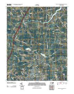 Winstead Crossroads North Carolina Historical topographic map, 1:24000 scale, 7.5 X 7.5 Minute, Year 2010