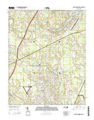 Winstead Crossroads North Carolina Current topographic map, 1:24000 scale, 7.5 X 7.5 Minute, Year 2016