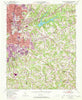 Winston-Salem East North Carolina Historical topographic map, 1:24000 scale, 7.5 X 7.5 Minute, Year 1950