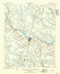 Winterville North Carolina Historical topographic map, 1:62500 scale, 15 X 15 Minute, Year 1903