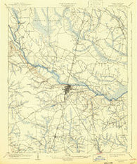 Winterville North Carolina Historical topographic map, 1:62500 scale, 15 X 15 Minute, Year 1905