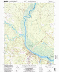 Winton North Carolina Historical topographic map, 1:24000 scale, 7.5 X 7.5 Minute, Year 2000