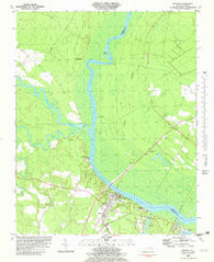 Winton North Carolina Historical topographic map, 1:24000 scale, 7.5 X 7.5 Minute, Year 1982