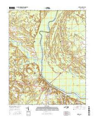 Winton North Carolina Current topographic map, 1:24000 scale, 7.5 X 7.5 Minute, Year 2016