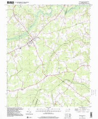 Woodard North Carolina Historical topographic map, 1:24000 scale, 7.5 X 7.5 Minute, Year 1997