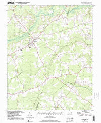 Woodard North Carolina Historical topographic map, 1:24000 scale, 7.5 X 7.5 Minute, Year 1997