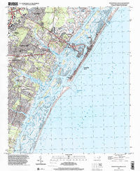 Wrightsville Beach North Carolina Historical topographic map, 1:24000 scale, 7.5 X 7.5 Minute, Year 1997
