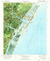 Wrightsville Beach North Carolina Historical topographic map, 1:24000 scale, 7.5 X 7.5 Minute, Year 1970