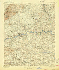 Yadkinville North Carolina Historical topographic map, 1:125000 scale, 30 X 30 Minute, Year 1893