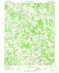 Yadkinville North Carolina Historical topographic map, 1:24000 scale, 7.5 X 7.5 Minute, Year 1966