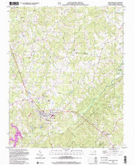 Yanceyville North Carolina Historical topographic map, 1:24000 scale, 7.5 X 7.5 Minute, Year 2002