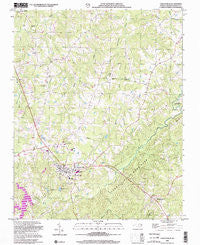 Yanceyville North Carolina Historical topographic map, 1:24000 scale, 7.5 X 7.5 Minute, Year 2002