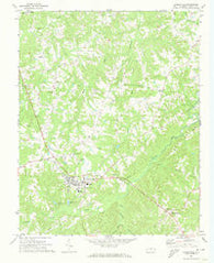 Yanceyville North Carolina Historical topographic map, 1:24000 scale, 7.5 X 7.5 Minute, Year 1972
