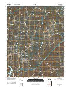 Yanceyville North Carolina Historical topographic map, 1:24000 scale, 7.5 X 7.5 Minute, Year 2010