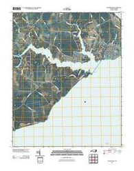 Yeopim River North Carolina Historical topographic map, 1:24000 scale, 7.5 X 7.5 Minute, Year 2010