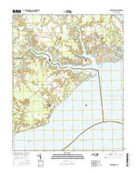 Yeopim River North Carolina Current topographic map, 1:24000 scale, 7.5 X 7.5 Minute, Year 2016