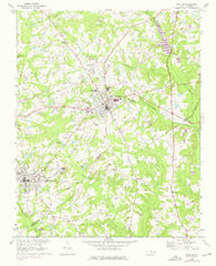 Zebulon North Carolina Historical topographic map, 1:24000 scale, 7.5 X 7.5 Minute, Year 1968
