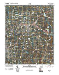 Zebulon North Carolina Historical topographic map, 1:24000 scale, 7.5 X 7.5 Minute, Year 2010