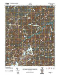 Zion Grove North Carolina Historical topographic map, 1:24000 scale, 7.5 X 7.5 Minute, Year 2010