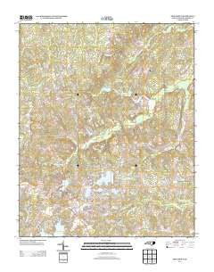 Zion Grove North Carolina Historical topographic map, 1:24000 scale, 7.5 X 7.5 Minute, Year 2013