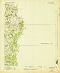 Zionville Tennessee Historical topographic map, 1:24000 scale, 7.5 X 7.5 Minute, Year 1939