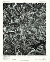 Zirconia North Carolina Historical topographic map, 1:24000 scale, 7.5 X 7.5 Minute, Year 1977