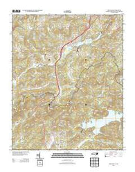 Zirconia North Carolina Historical topographic map, 1:24000 scale, 7.5 X 7.5 Minute, Year 2013