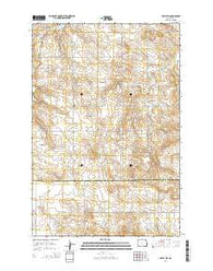 Abbey Hill North Dakota Current topographic map, 1:24000 scale, 7.5 X 7.5 Minute, Year 2014