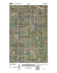 Adams SE North Dakota Historical topographic map, 1:24000 scale, 7.5 X 7.5 Minute, Year 2011