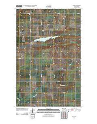 Alamo North Dakota Historical topographic map, 1:24000 scale, 7.5 X 7.5 Minute, Year 2011