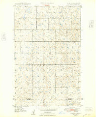 Alamo N.E. North Dakota Historical topographic map, 1:24000 scale, 7.5 X 7.5 Minute, Year 1948