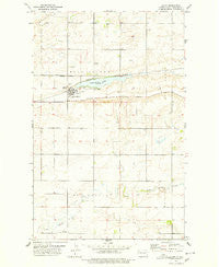 Alamo North Dakota Historical topographic map, 1:24000 scale, 7.5 X 7.5 Minute, Year 1977