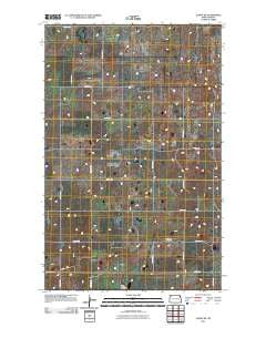 Alamo NE North Dakota Historical topographic map, 1:24000 scale, 7.5 X 7.5 Minute, Year 2011