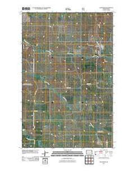 Alexander North Dakota Historical topographic map, 1:24000 scale, 7.5 X 7.5 Minute, Year 2011