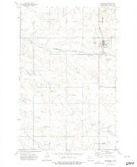 Alexander North Dakota Historical topographic map, 1:24000 scale, 7.5 X 7.5 Minute, Year 1972