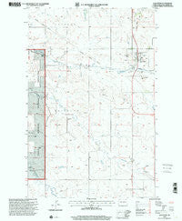 Alexander North Dakota Historical topographic map, 1:24000 scale, 7.5 X 7.5 Minute, Year 1997