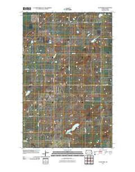 Alexandria North Dakota Historical topographic map, 1:24000 scale, 7.5 X 7.5 Minute, Year 2011