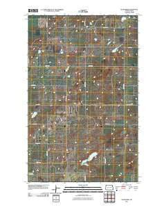 Alexandria North Dakota Historical topographic map, 1:24000 scale, 7.5 X 7.5 Minute, Year 2011