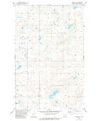 Alexandria North Dakota Historical topographic map, 1:24000 scale, 7.5 X 7.5 Minute, Year 1983
