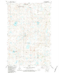 Alfred North Dakota Historical topographic map, 1:24000 scale, 7.5 X 7.5 Minute, Year 1983